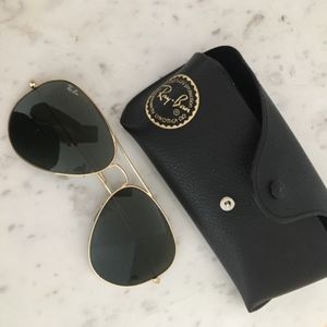 Ray-Ban RB3025 Aviator Classic Gold Sunglasses